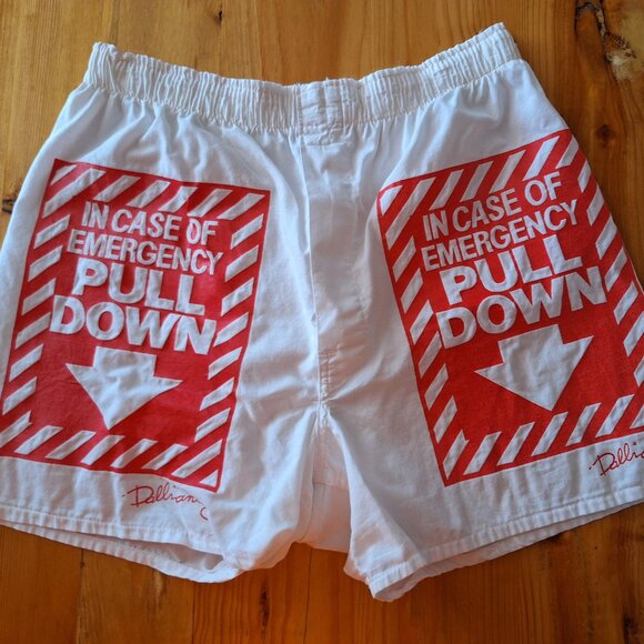 Other - Vintage In Case of Emergency "Shorts"